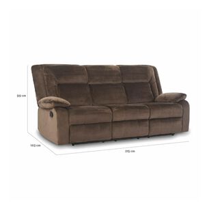 Juego De Living Reclinable Cic Amberes / 3 Cuerpos + 1 Cuerpo