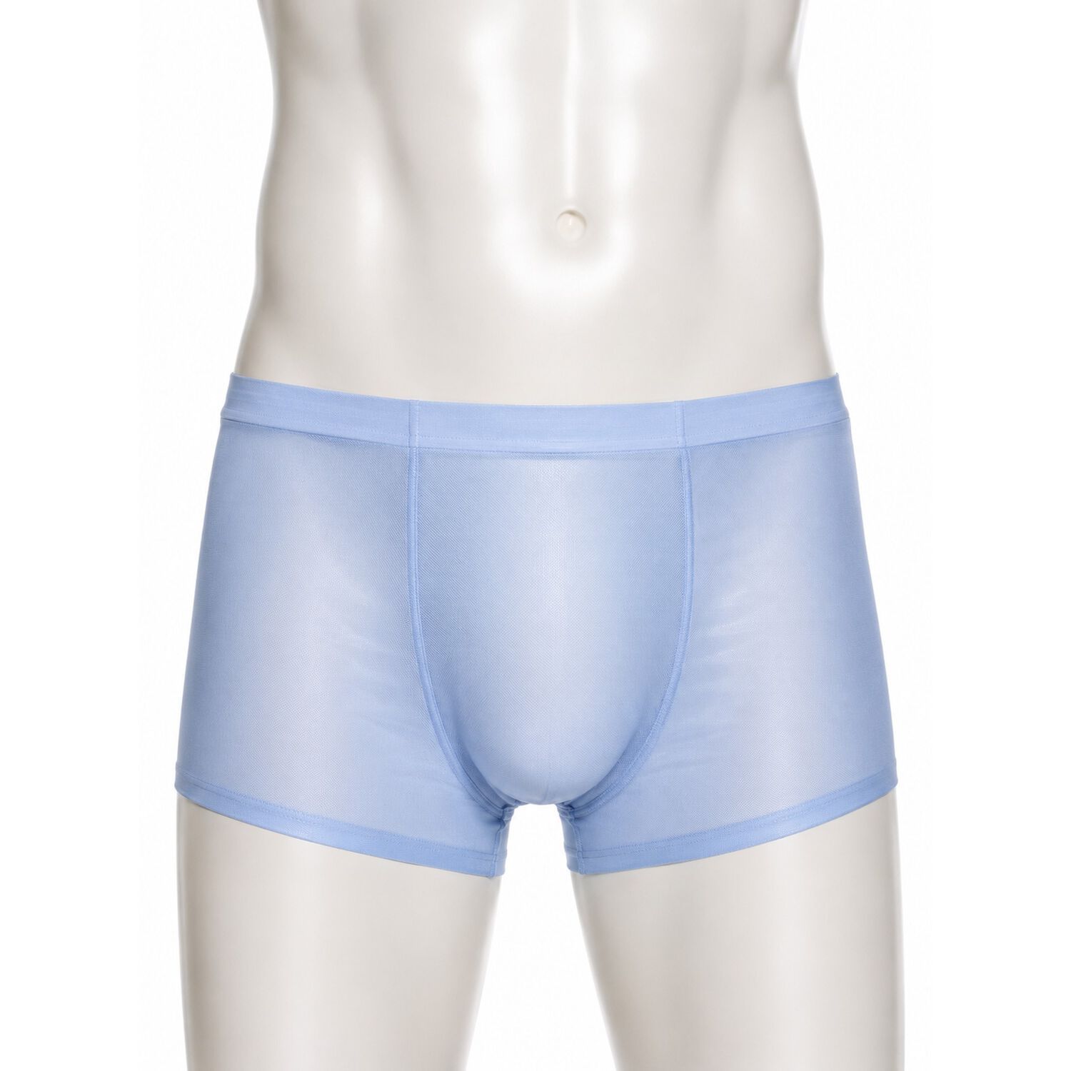 Boxer De Seda Sexy Trasnlucido Hombre Sin Costura 3piezas image number 4.0