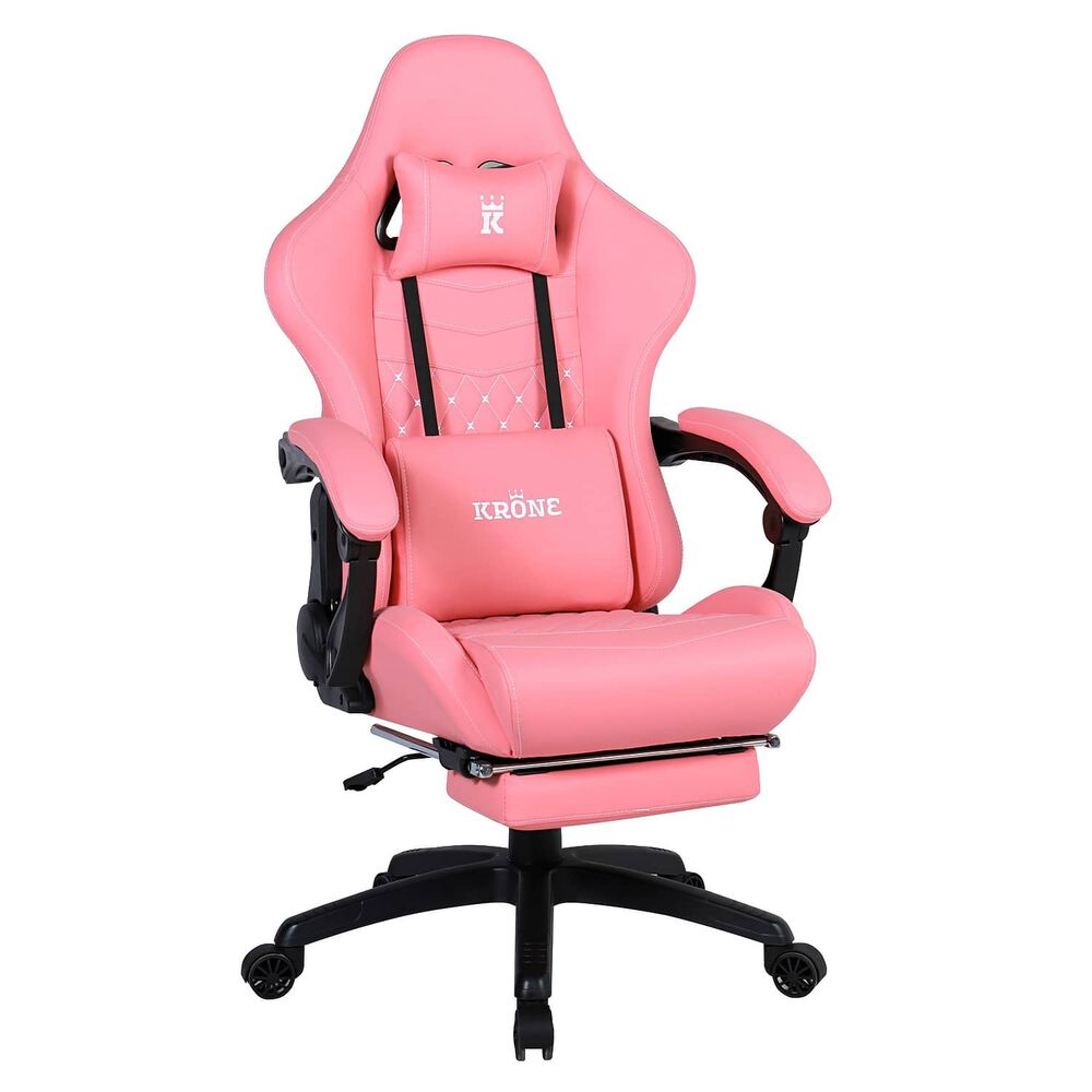 Silla Gamer Oficina Krone Xl Reclinable + Masaje + Apoyapi&eacute;s image number 0.0