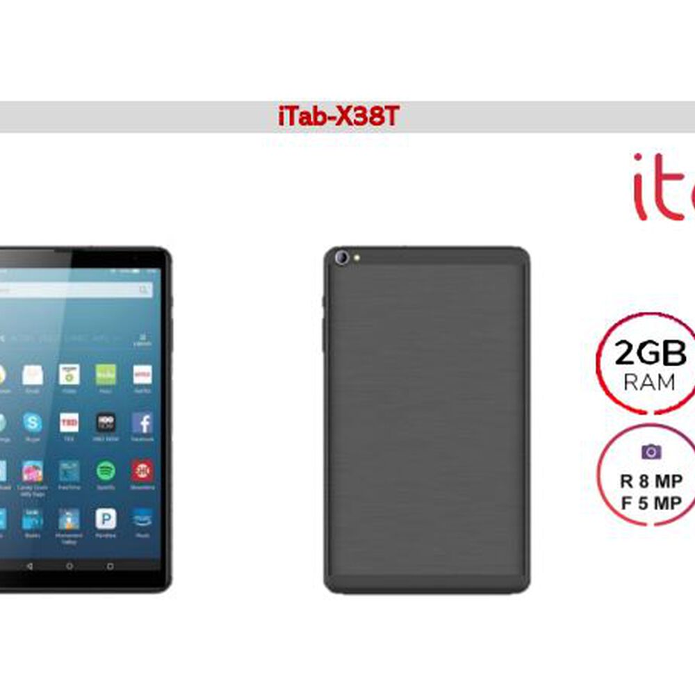 Tablet Itab X38t 8" Full Hd 2gb+32gb 4g Lte Android 10 Octa-core - Nuevo image number 1.0