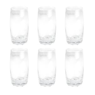 Set 6 Vasos Altos Modelo Napoles 390cc Jugos Tragos Bebida