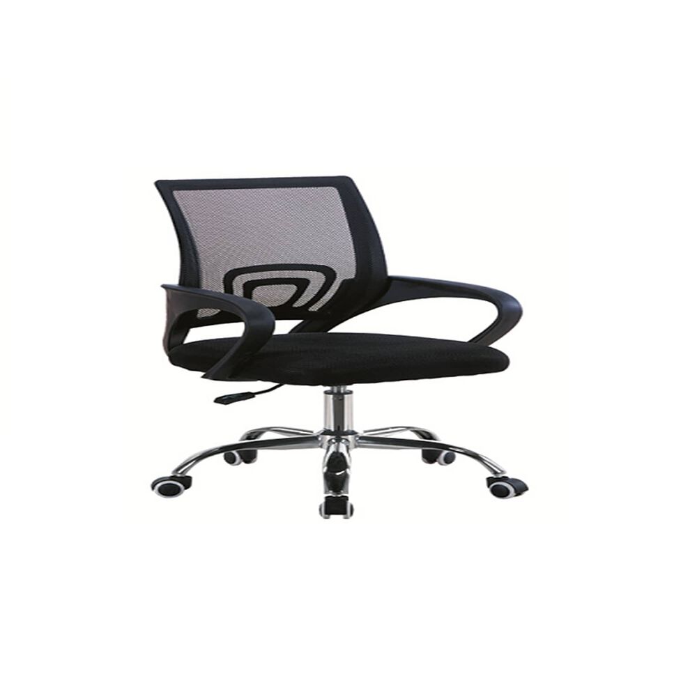 Silla De Oficina Ejecutiva Nueva York Ergonomica Respaldo Malla Negra Bm-520mn Arthome image number 0.0