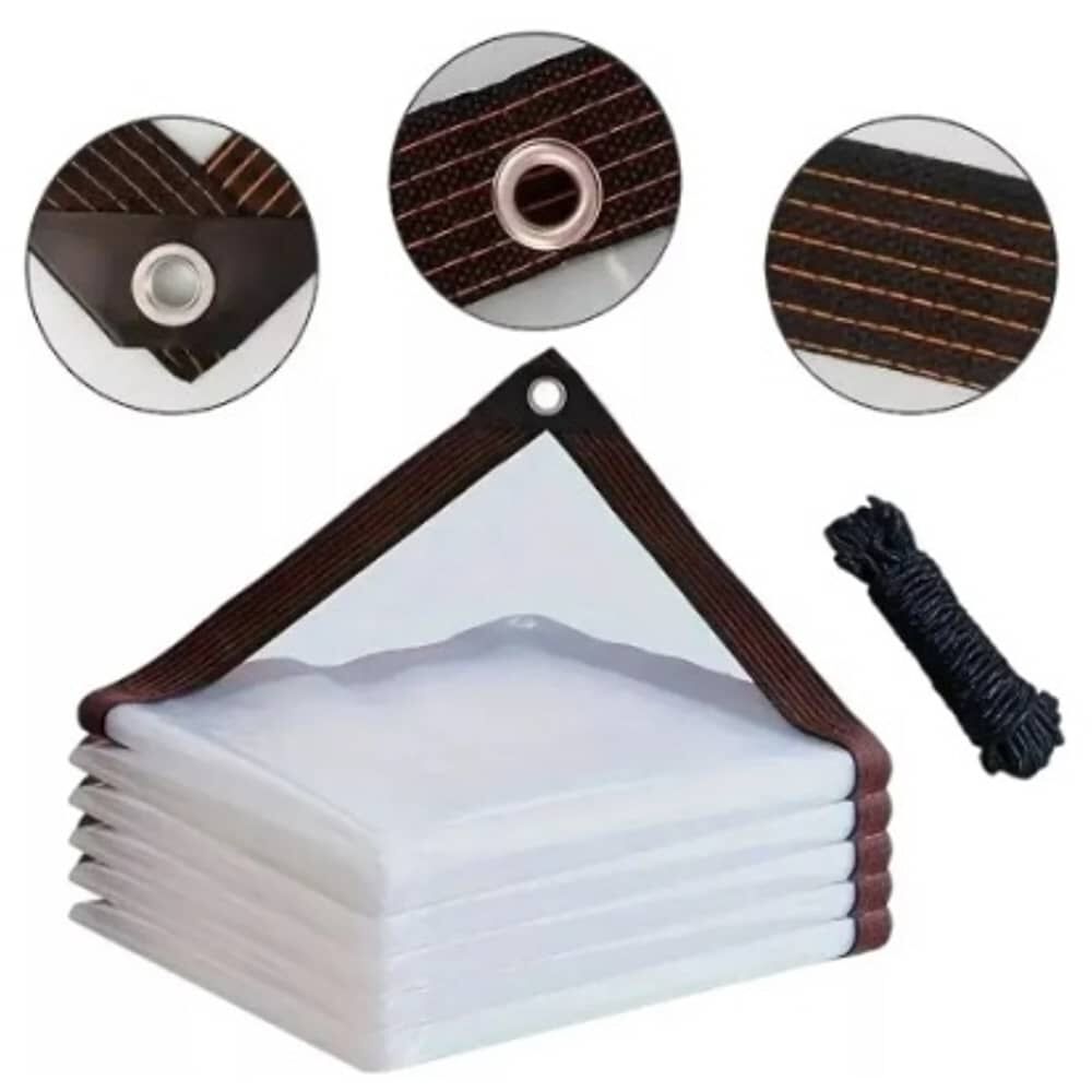 Cobertor Impermeable Transparente 3 X 5 Con Ojetillos image number 0.0