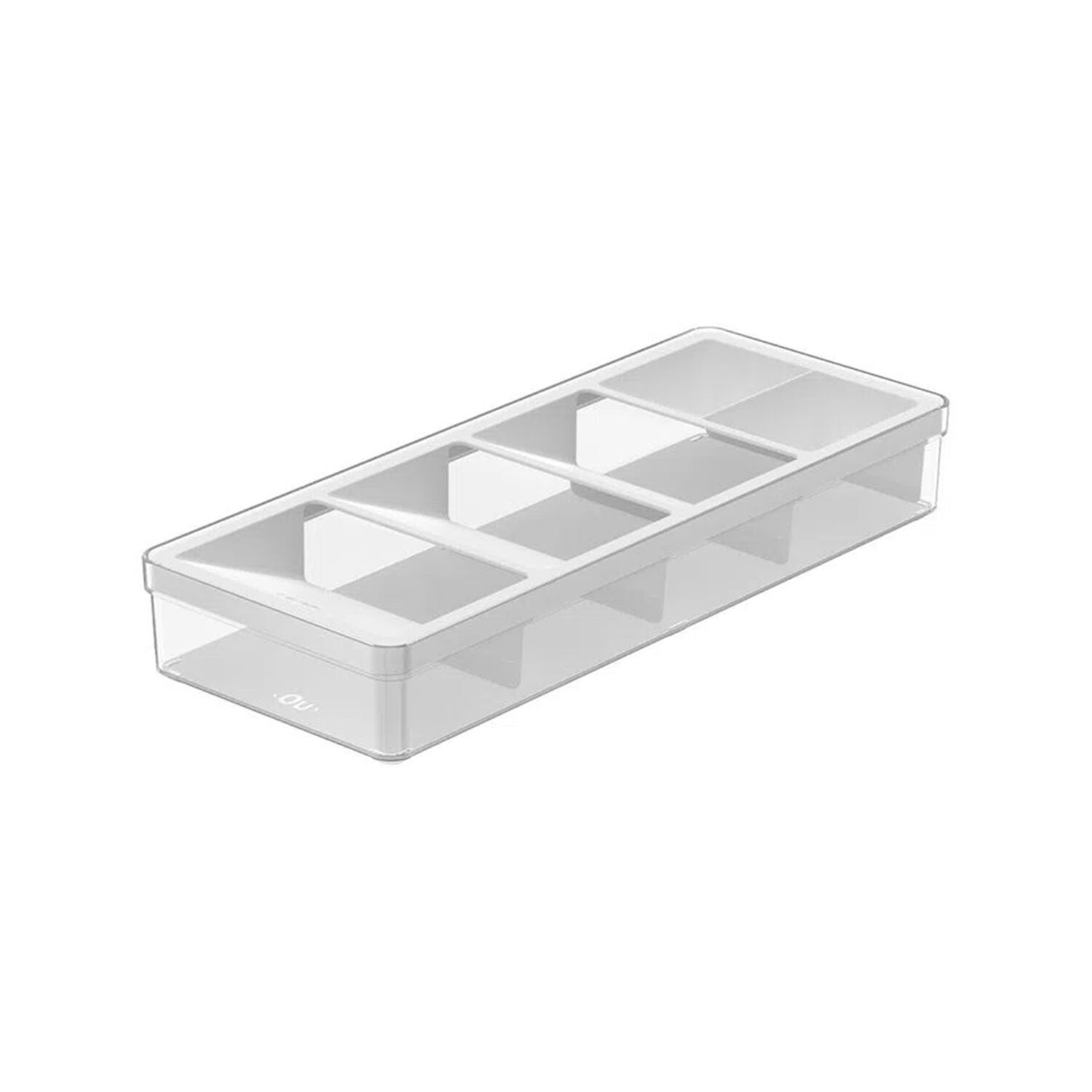 Organizador De Cubiertos Clear Blanco image number 0.0