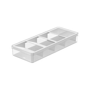Organizador De Cubiertos Clear Blanco