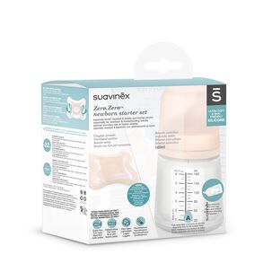Set Mamadera 180ml Tu + Chupete Zero Fisiol&oacute;gico Silicona -2/2m