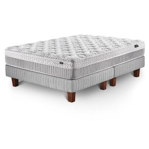 Cama Europea Cannon Home Hybrid Cloud / King / Base Dividida