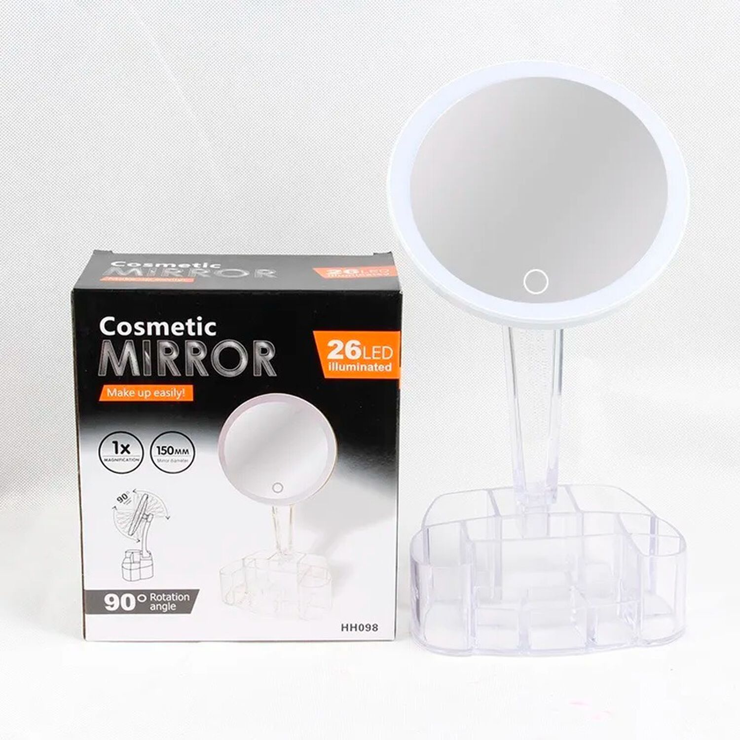Espejo Organizador De Maquillaje 26 Led 90 Recargable image number 3.0