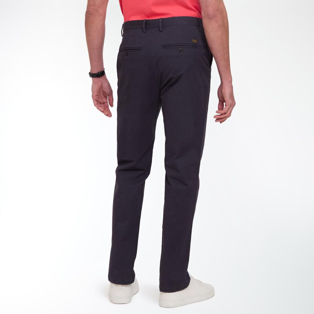 Pantalón Liso Tiro Medio Regular Hombre The King's Polo Club image number 3.0