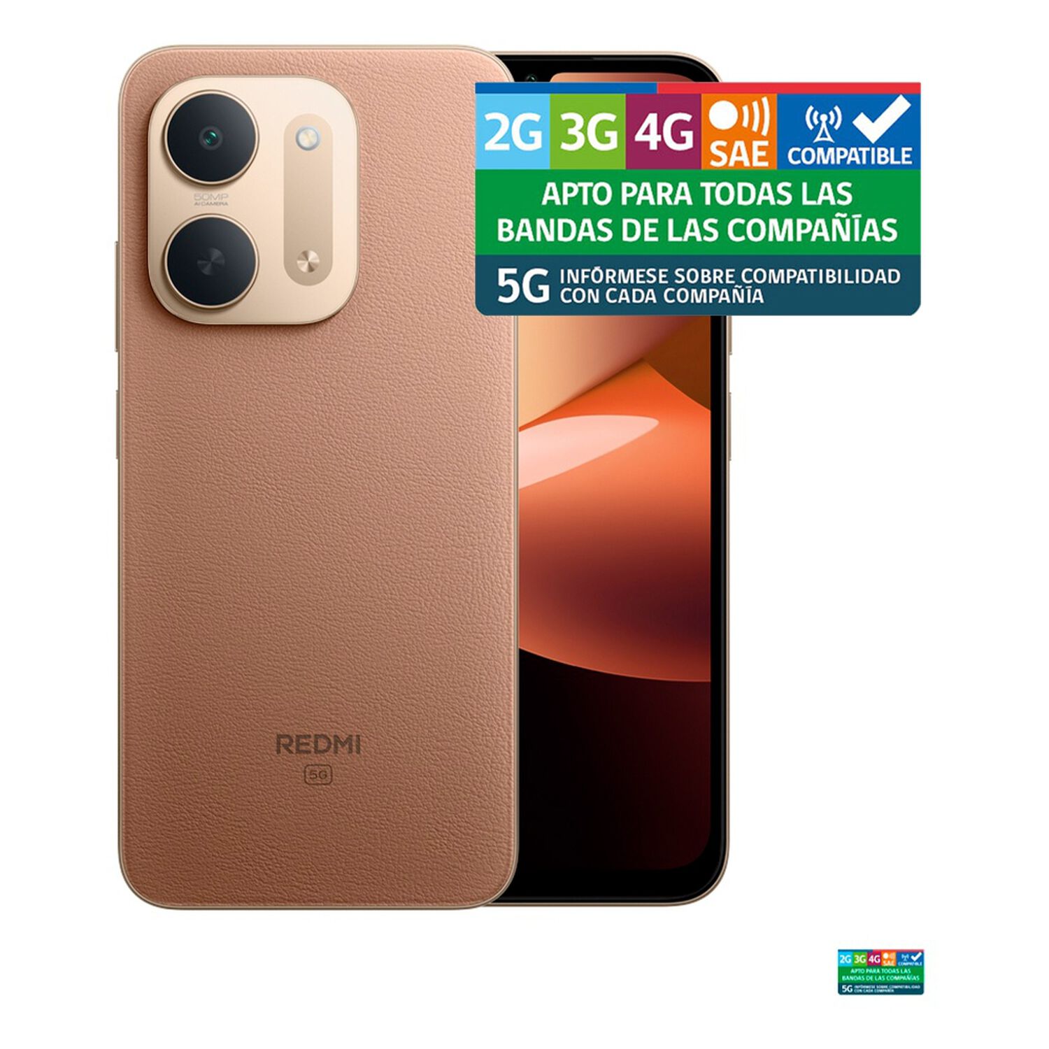 Smartphone Xiaomi Redmi 17C / 5G / 128 GB / Caf&eacute; / Liberado image number 10.0