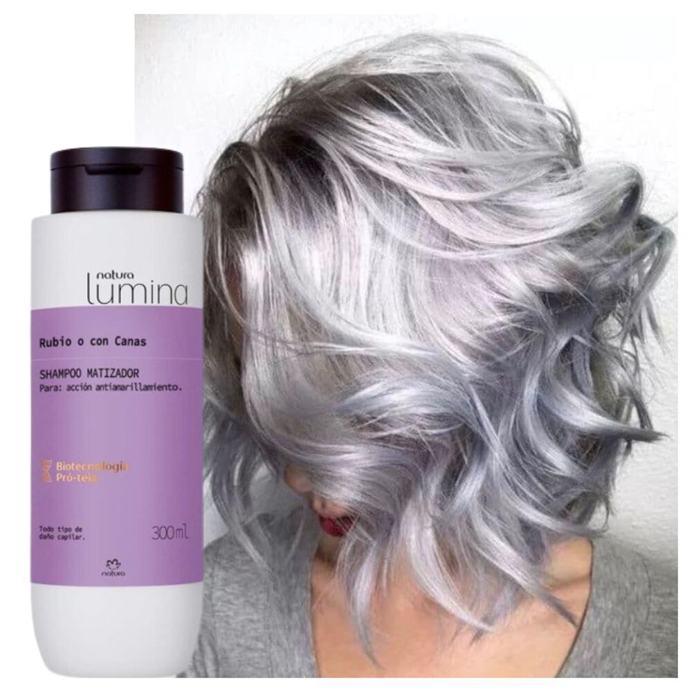 Shampoo Matizador Cabello Rubio O Con Canas Efecto Antiamarillo image number 0.0