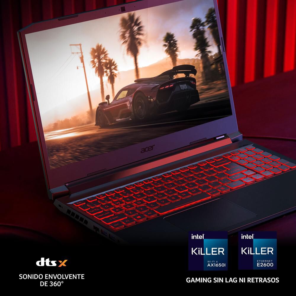 Notebook Gamer 15,6" Acer Nitro 5 /Intel Core I5 / 16 GB RAM / Nvidia Geforce RTX 3050 TI / 512 GB SSD image number 3.0