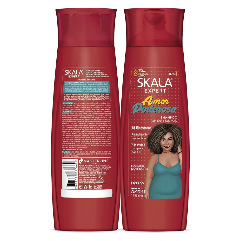Kit Shampoo Y Acond Amor Poderoso Skala Expert 650ml image number 2.0
