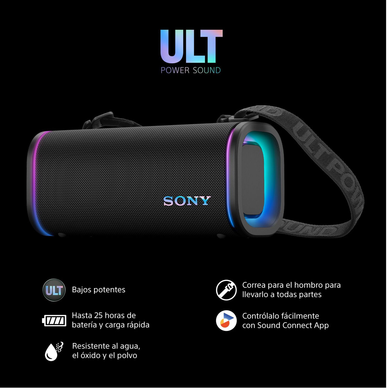 Parlante Bluetooth Sony ULTField 5 image number 1.0