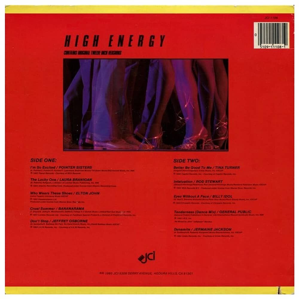 High Energy - Original Twelve Inches | Vinilo Usado image number 1.0