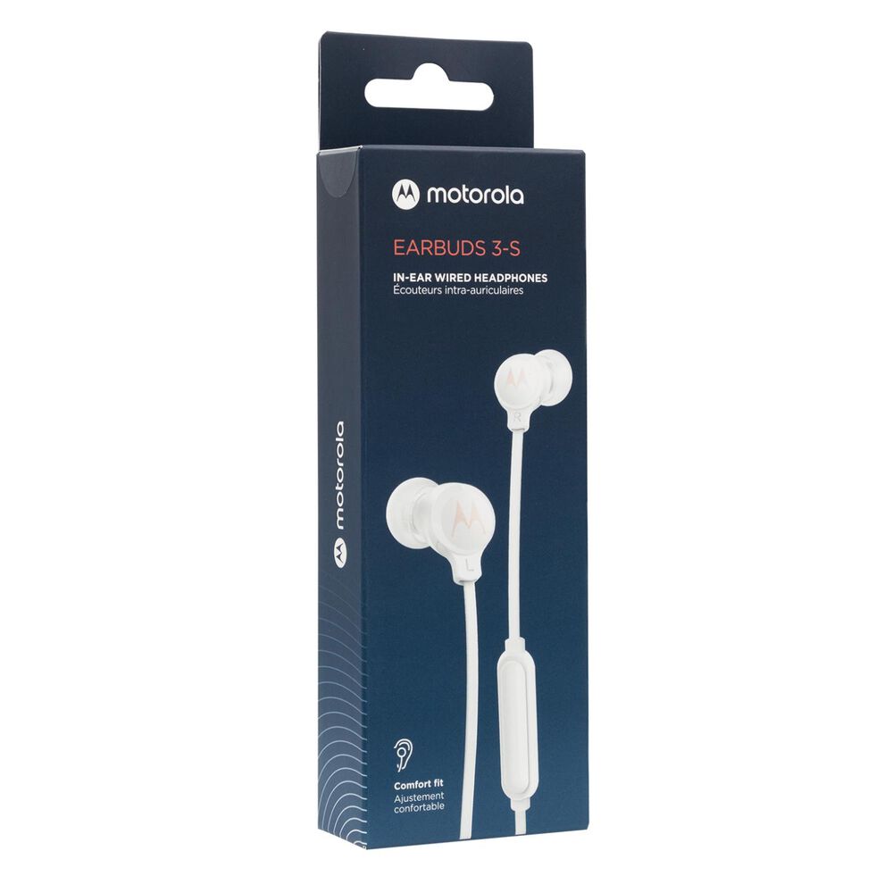 Audifonos Alambricos Manos Libres Jack 3.5mm Blanco Earbuds3s image number 4.0