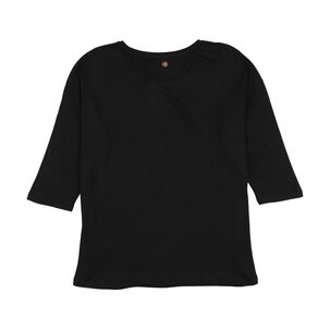 Polera Básica Manga 3/4 Cuello Redondo Mujer Kimera