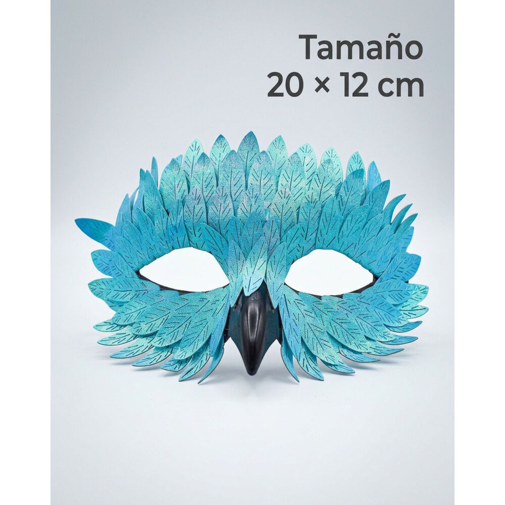 M&aacute;scara Pajaro Ave Plumas Carnaval Veneciano Para Disfraz image number 39.0