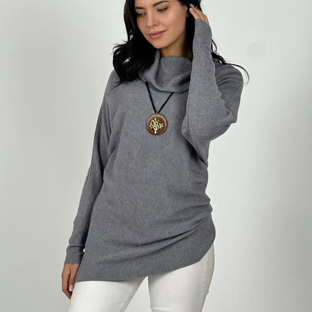 Sweater Spandex De Lana Cuello Alto image number 9.0