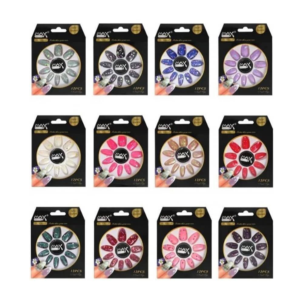 U&ntilde;as Postizas Diferentes Dise&ntilde;os Decoradas Y Unicolor image number 0.0