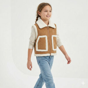 Chaleco Borrego Unisex Sin Mangas Invierno Estilo Europeo