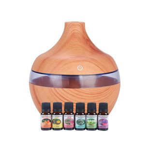 Pack Humidificador De Grano + 6 Esencias Aromaticas