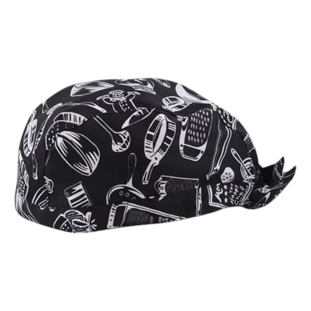 Gorro O Bandana De Cocina Chef Con Lazo Amarrable image number 2.0