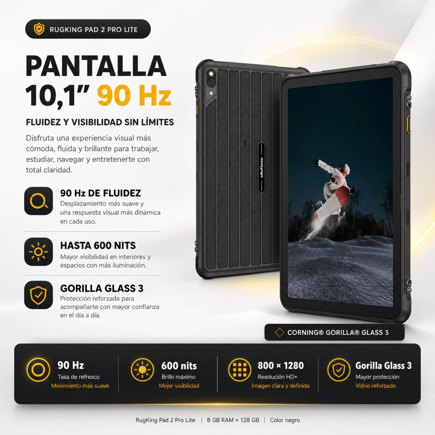 Tablet Rugged Ulefone Rugking Pad 2 Pro Lite 4g 128gb 16gb image number 7.0
