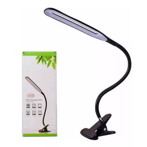 Lámpara De Escritorio Portátil Brazo Flexible Pinza Led Usb