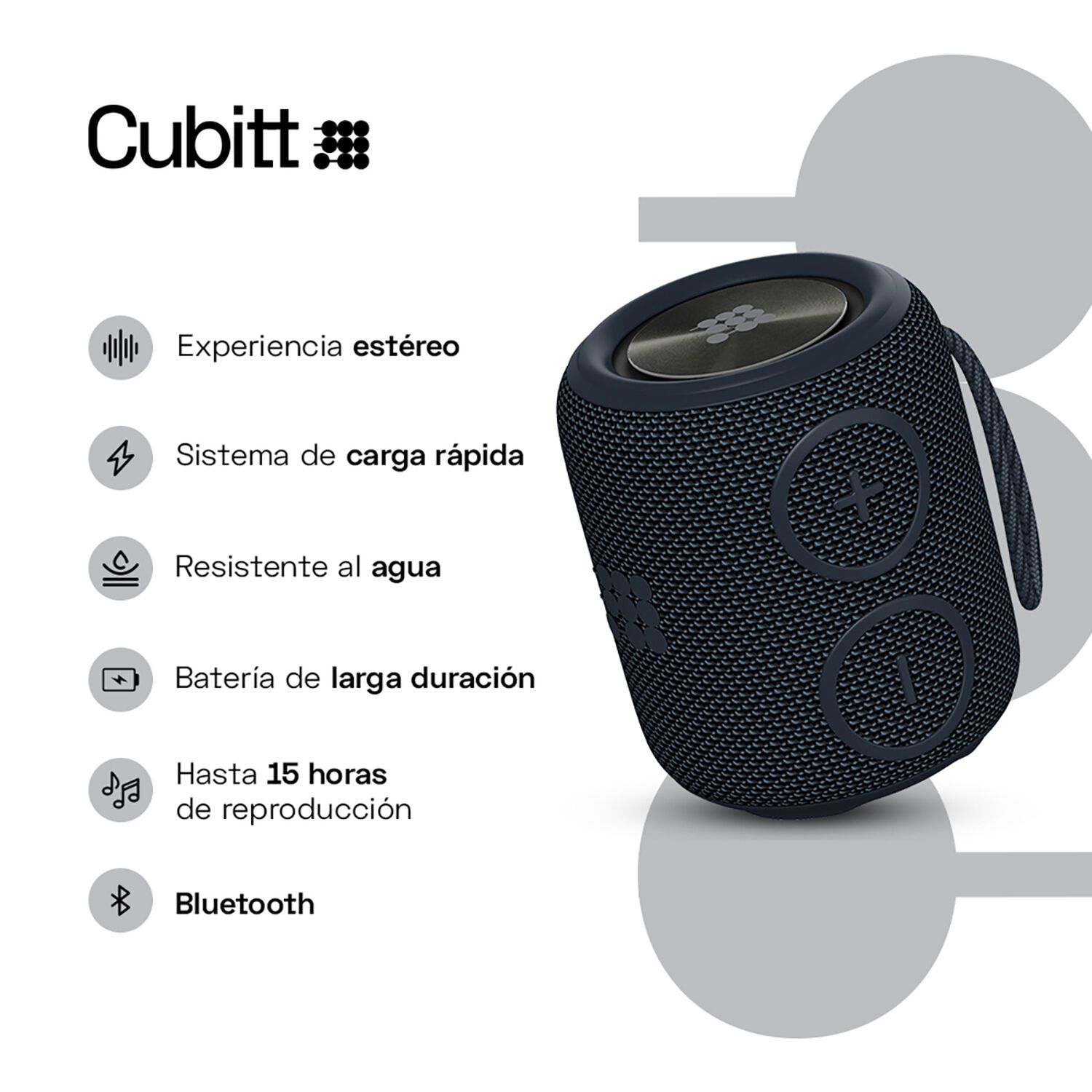 Parlante Cubitt Ct-pwgo2 Azul image number 4.0