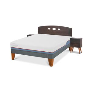 Cama Europea Cic Excellence Plus / 2 Plazas / Base Normal + Set De Maderas