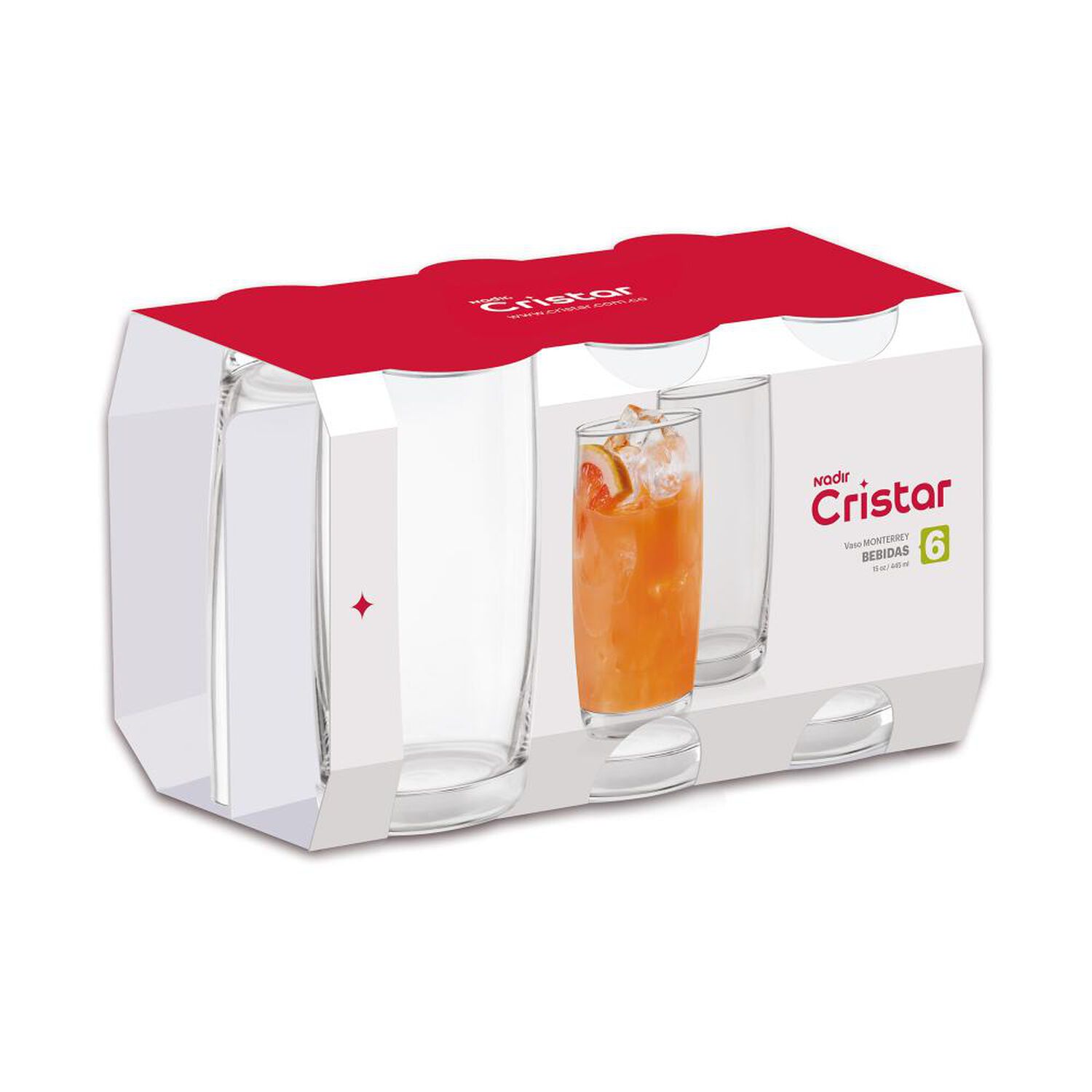 Set De Vasos Cristar Monterrey / 6 Piezas / 6 Personas image number 0.0
