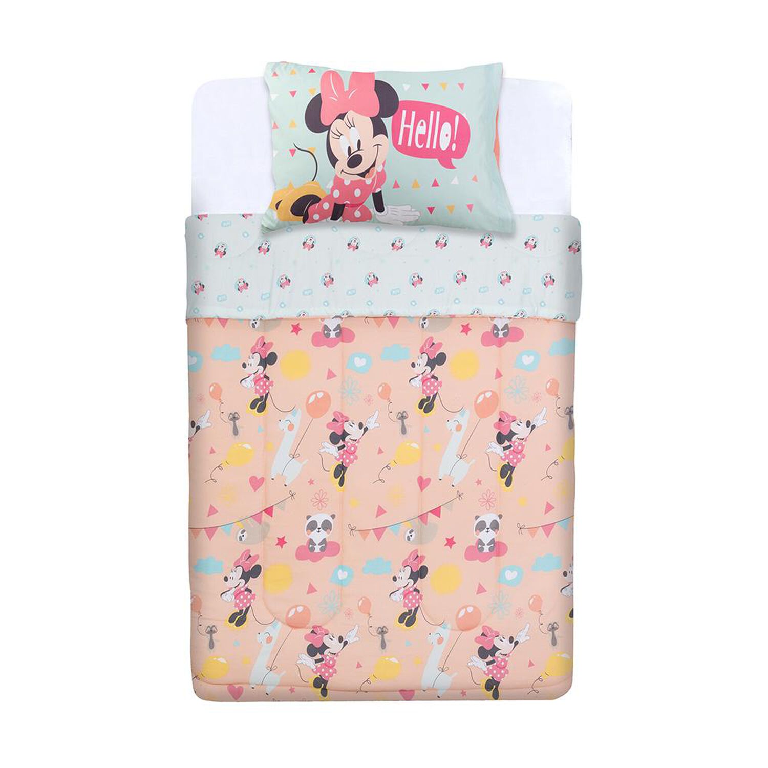 Plum&oacute;n Infantil Disney Minnie Animal / 1.5 Plazas image number 1.0