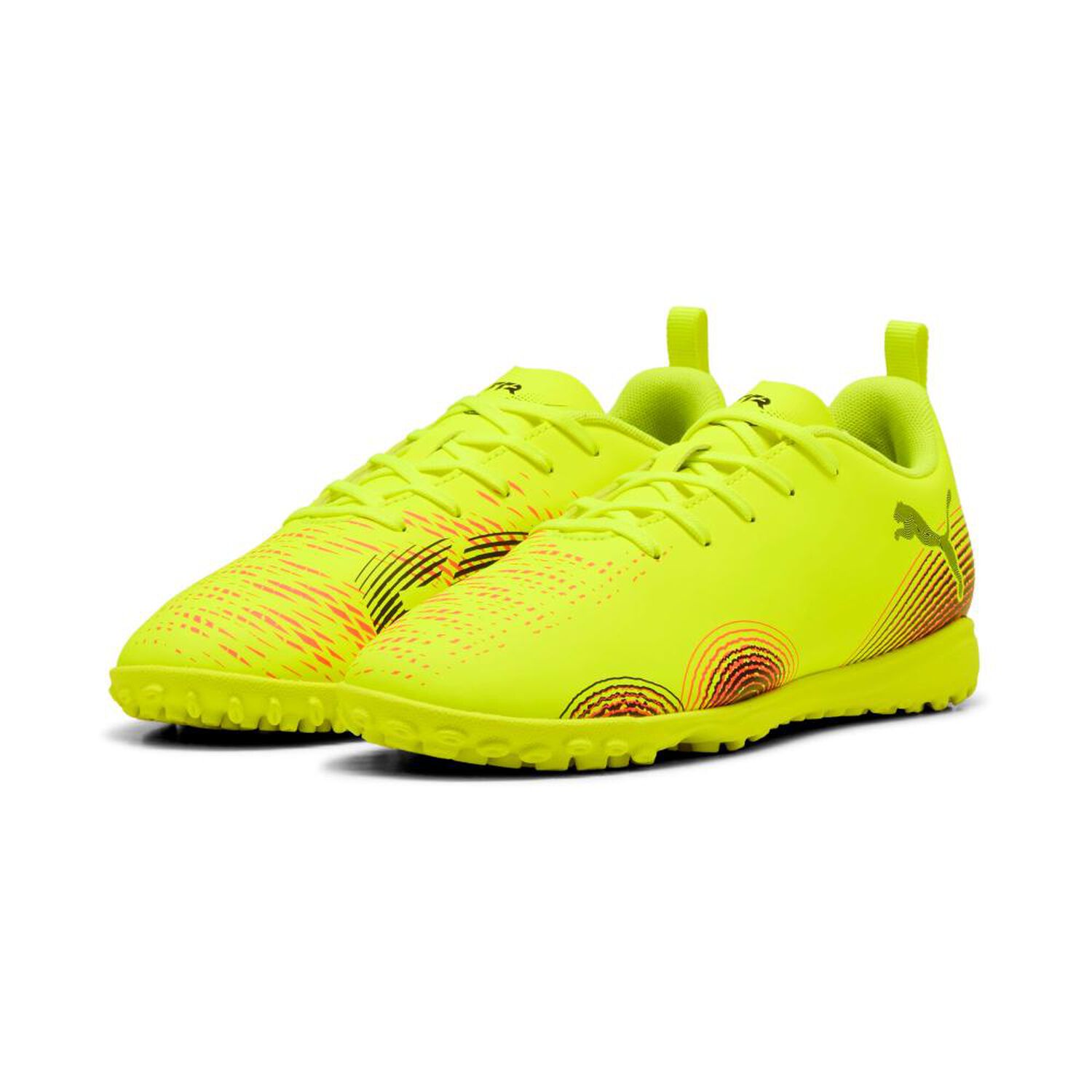 Zapatilla F&uacute;tbol Unisex Puma Future 8 Play Tt Jr Amarillo image number 0.0