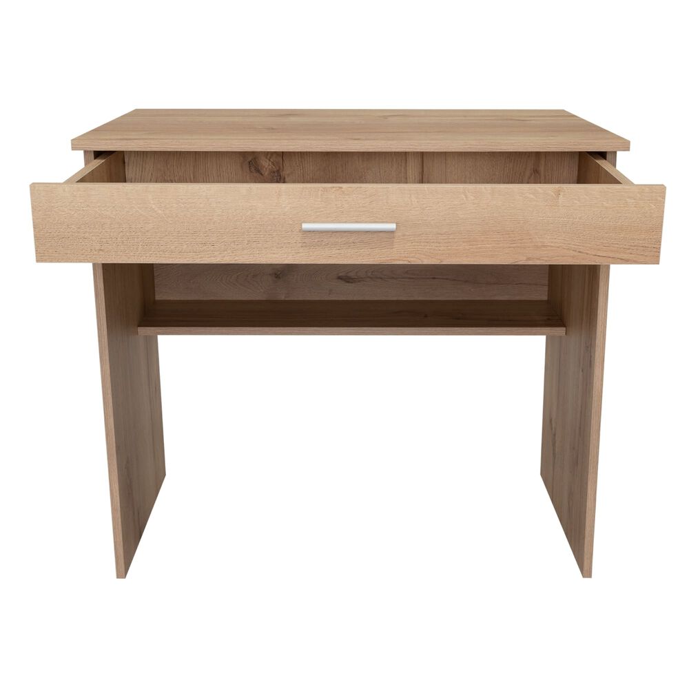 Escritorio 1 Cajon 80x73,6x49,8 Cm Caf&eacute; Claro image number 5.0