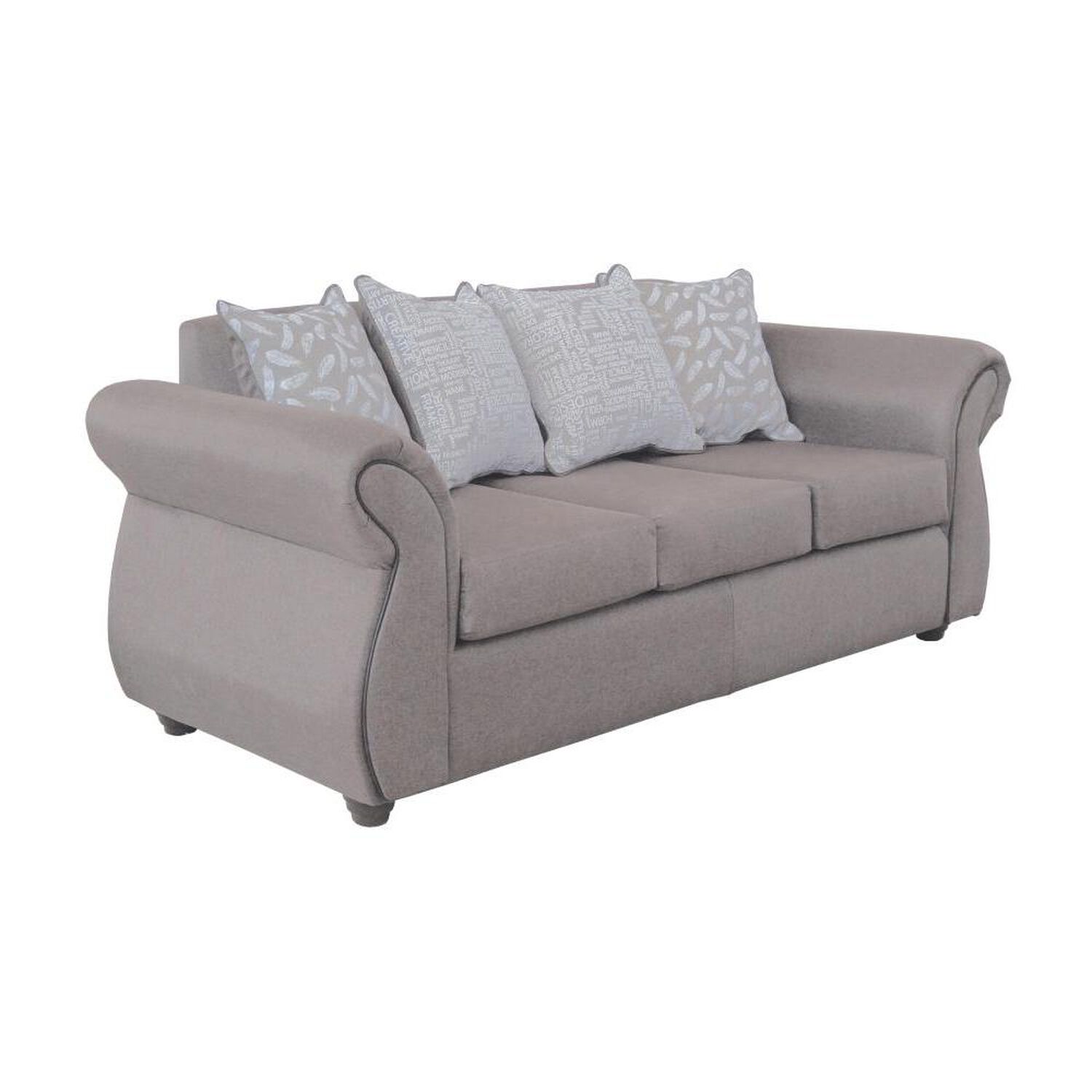 Juego De Living Elegant Detail Moscu / 3 Cuerpos + 2 Pouf image number 1.0