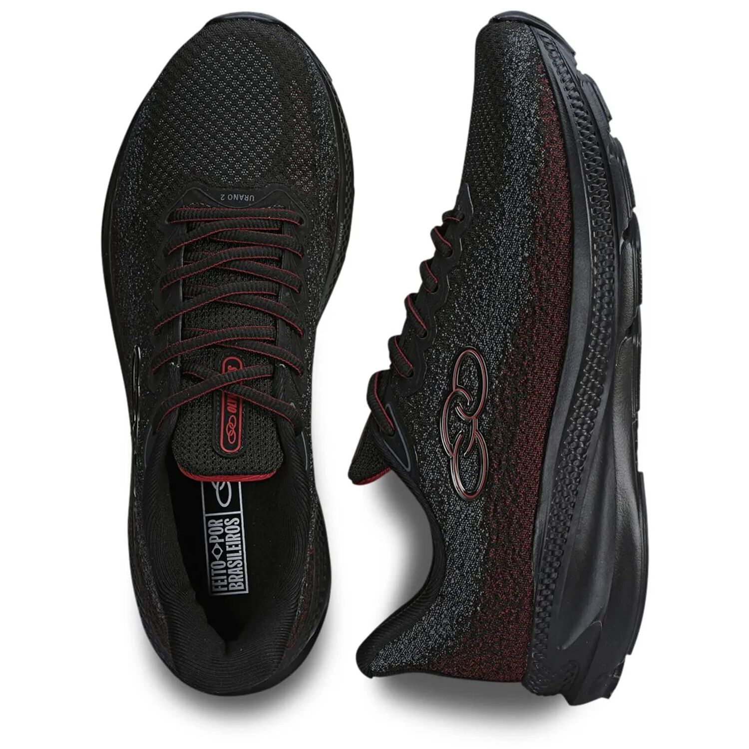Zapatilla Hombre Urano 2 Negro/rojo image number 2.0