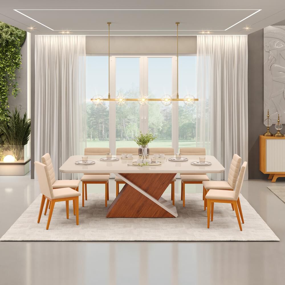 Juego De Comedor Di Poretti Design Zafira / 8 Sillas image number 3.0