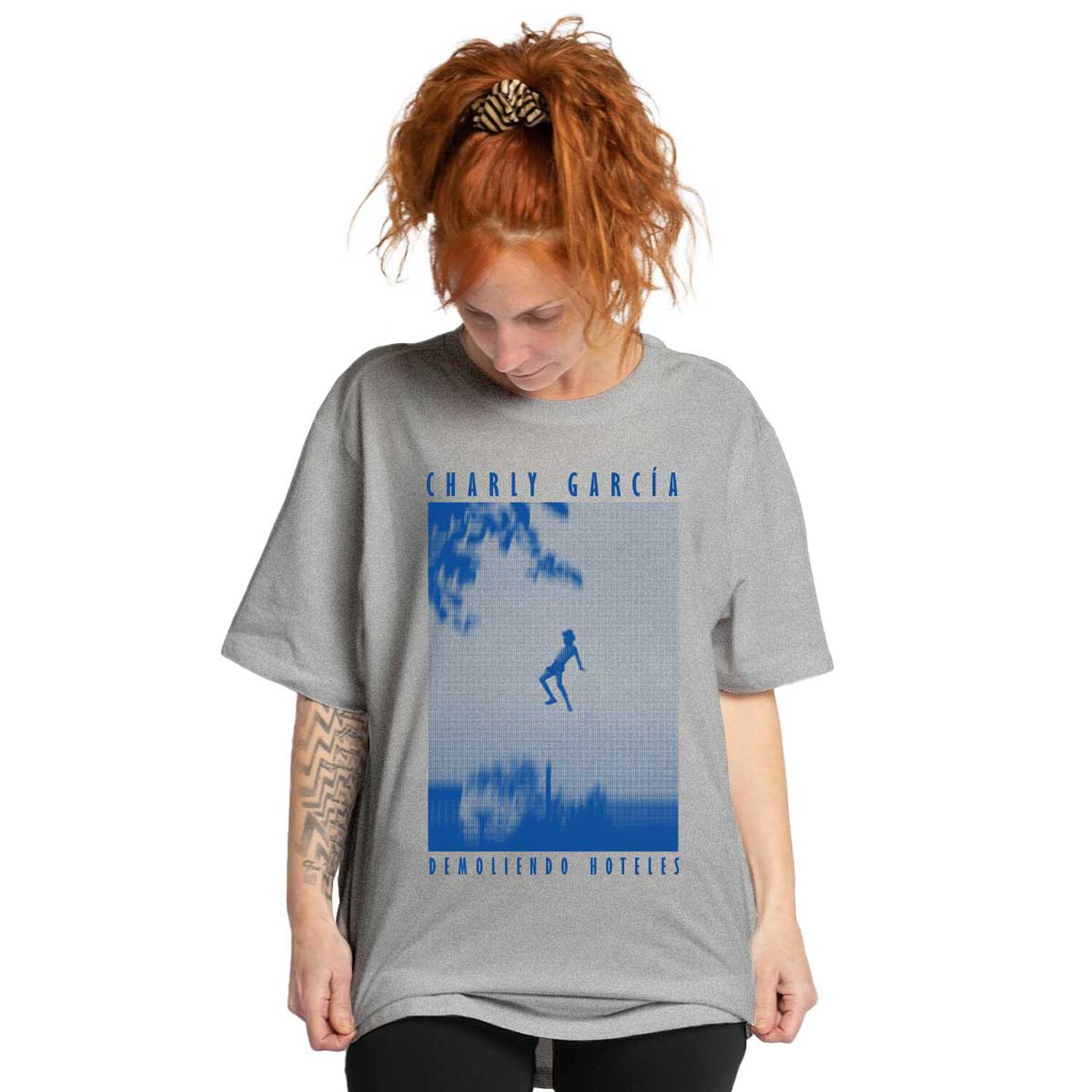 Polera Estampada Charly Garcia Demoliendo Hoteles image number 1.0
