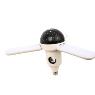 L&aacute;mpara Proyector Musical Techo Led Inal&aacute;mbrica Rgb Con Control