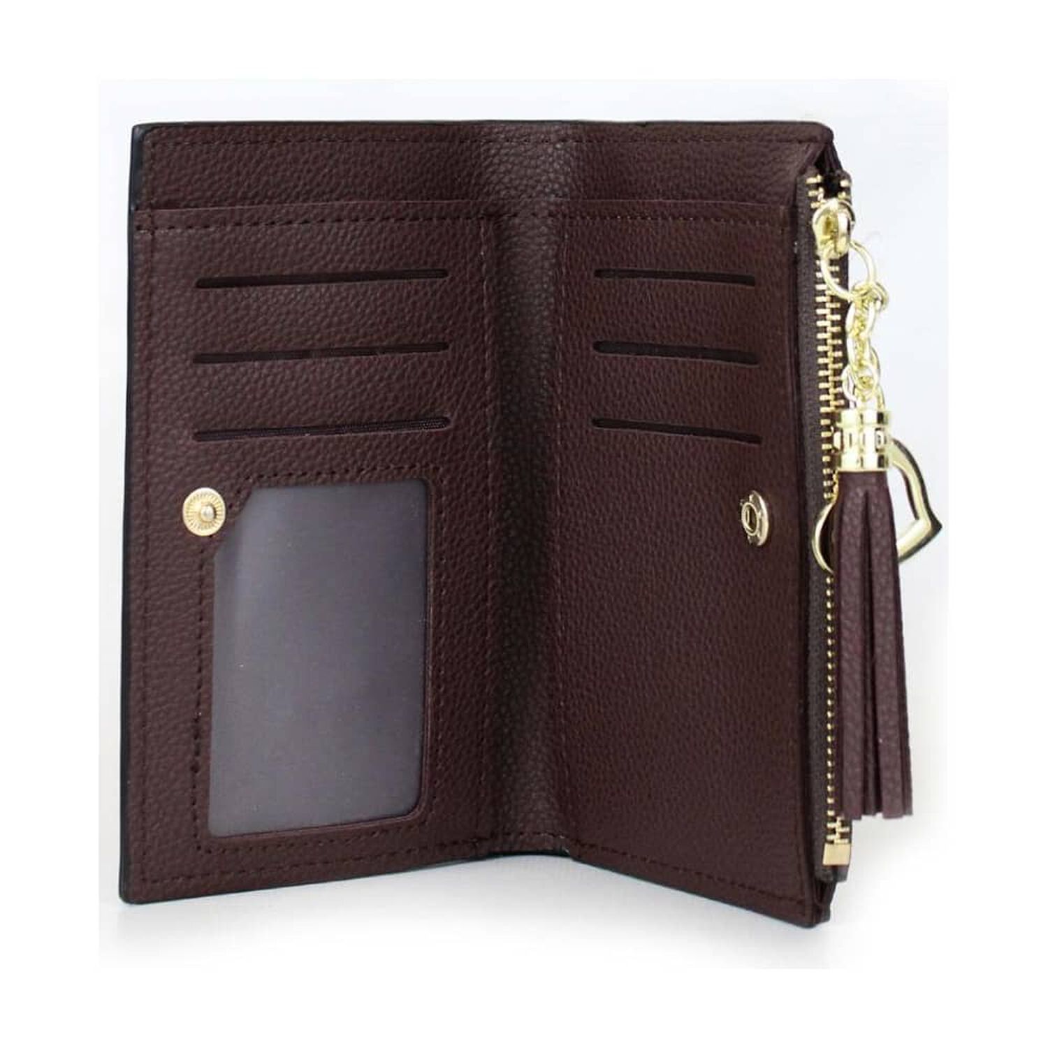 Billetera De Mujer Leyre Dark Brown Carven image number 2.0