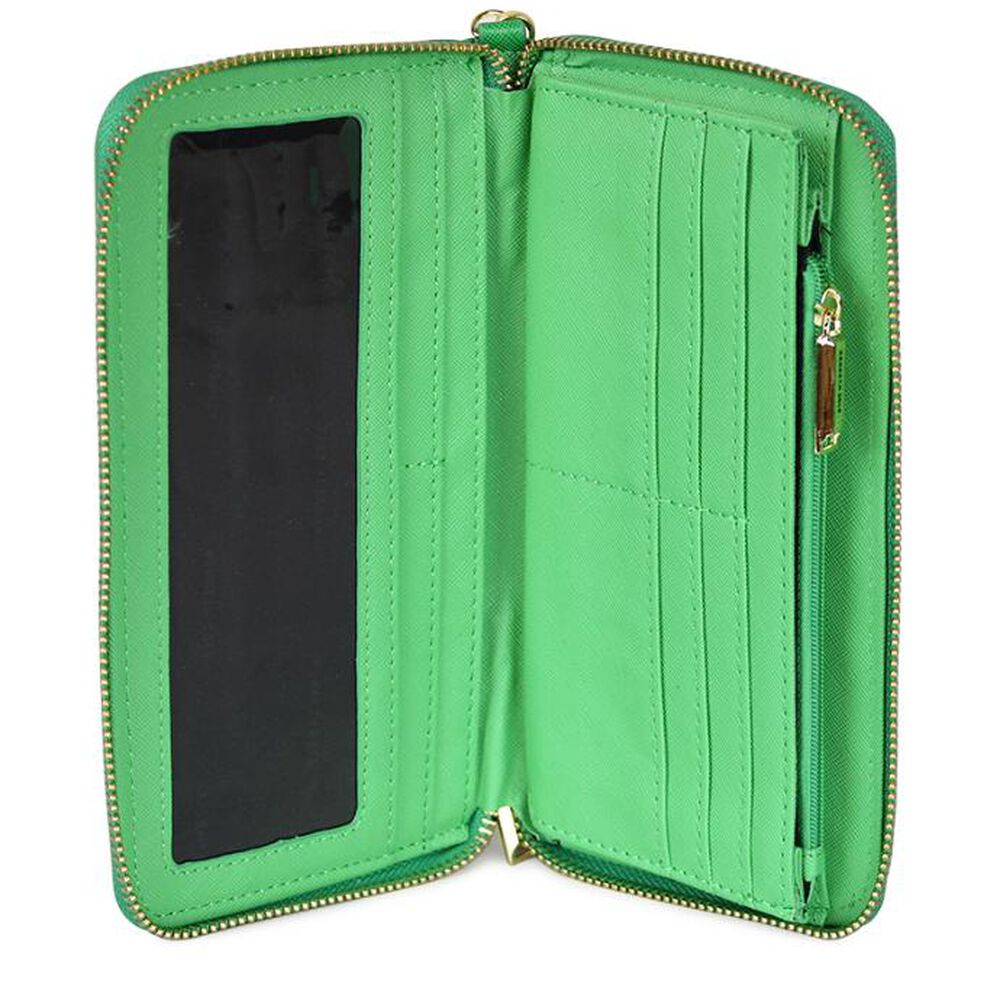 2 Billeteras De Mujer Jaeda Negra Y Verde Kenneth Cole image number 4.0