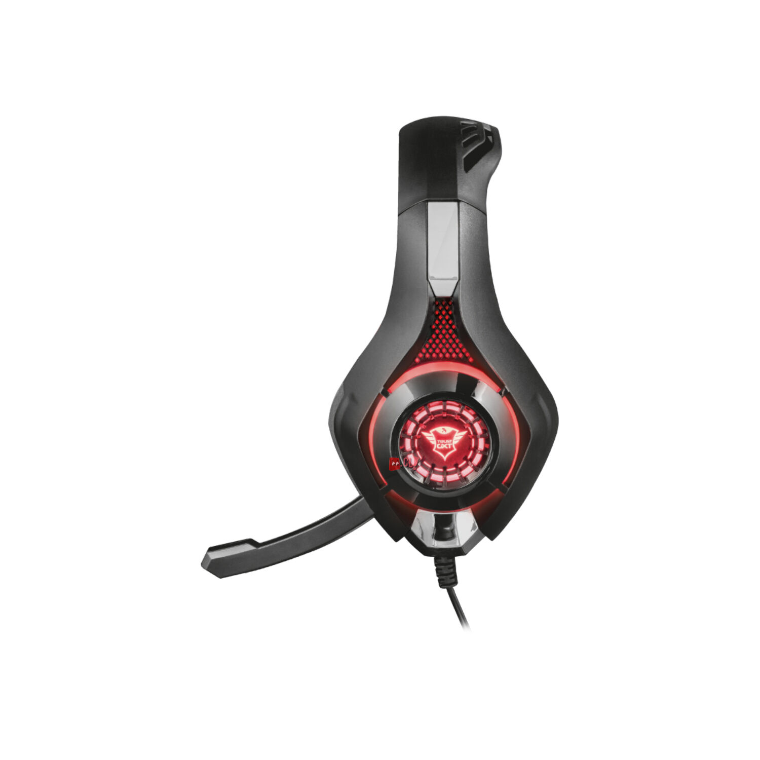 Aud&iacute;fonos Gamer Gxt 313 Nero Led Rojo - Ps image number 2.0