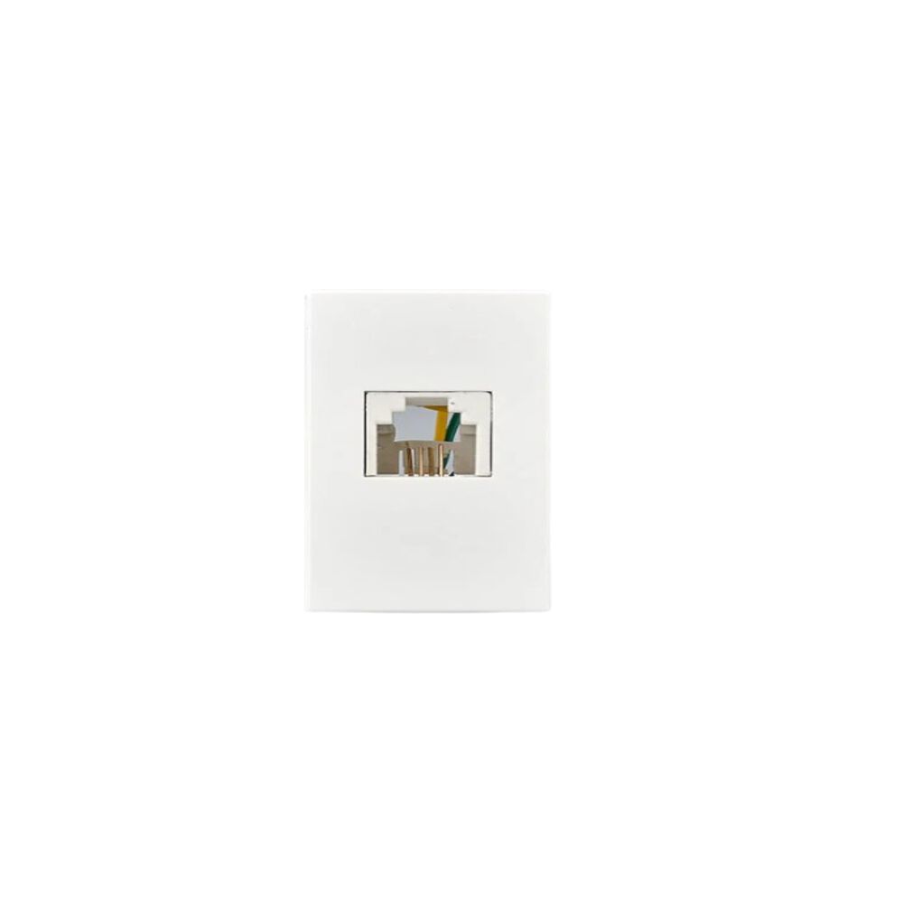Modulo Conector Rj11 Telefónico Blanco Lexo Electric image number 1.0