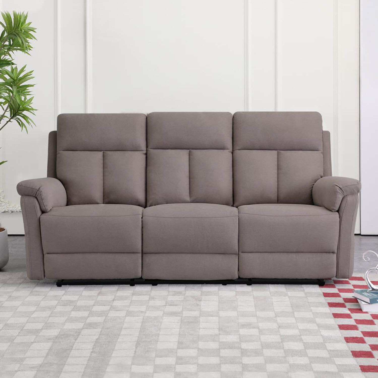 Sof&aacute;&nbsp;reclinable Zoy Home Beijing / 3 Cuerpos image number 0.0