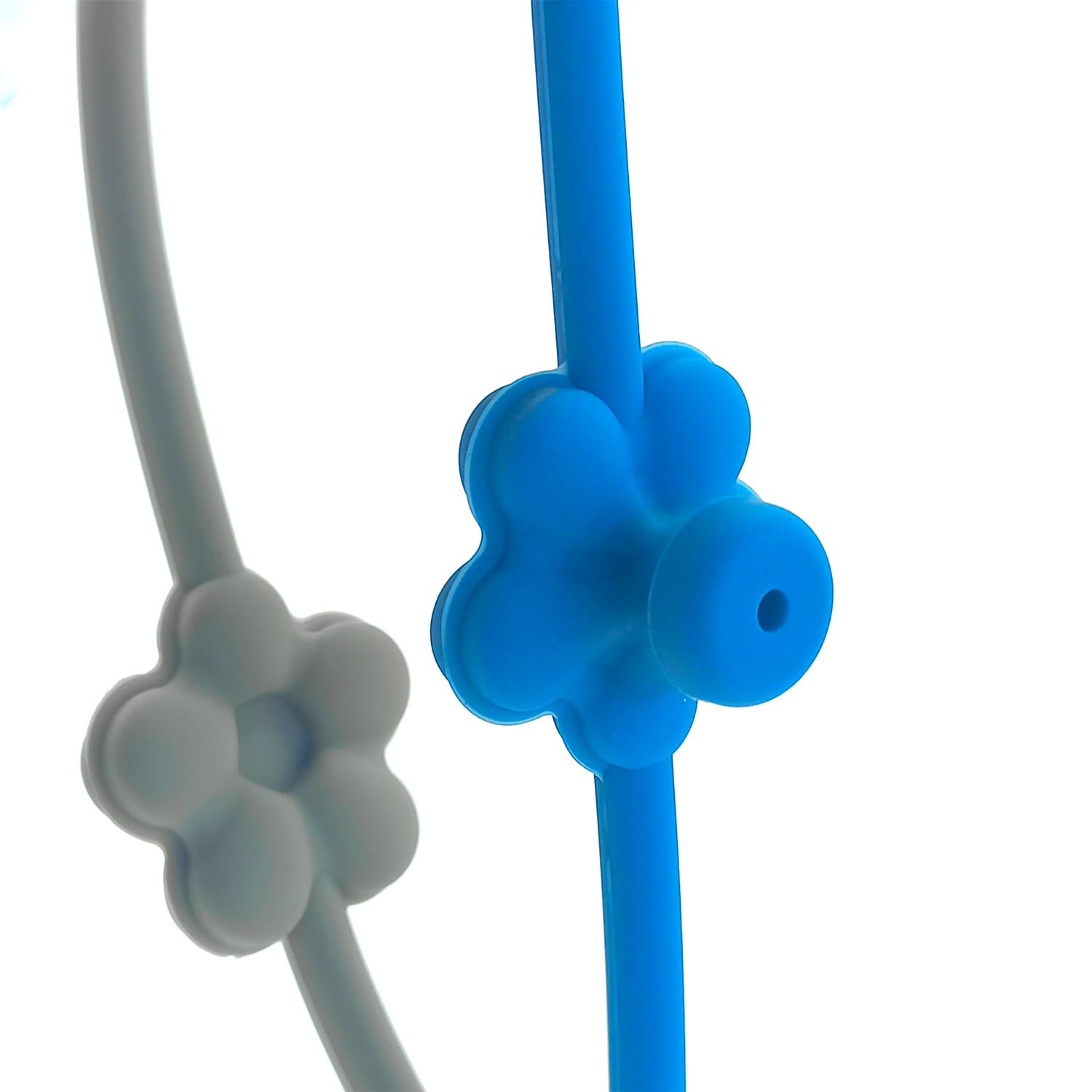 Correas De Silicona Para Juguetes Azul Y Gris image number 4.0