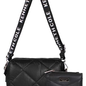 Cartera Acolchada Peyton + Billetera Negra Kenneth Cole