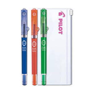 Set 3 Lapiz Gel Pilot Maica 0.4mm Azul Piedra, Cobre, Verde
