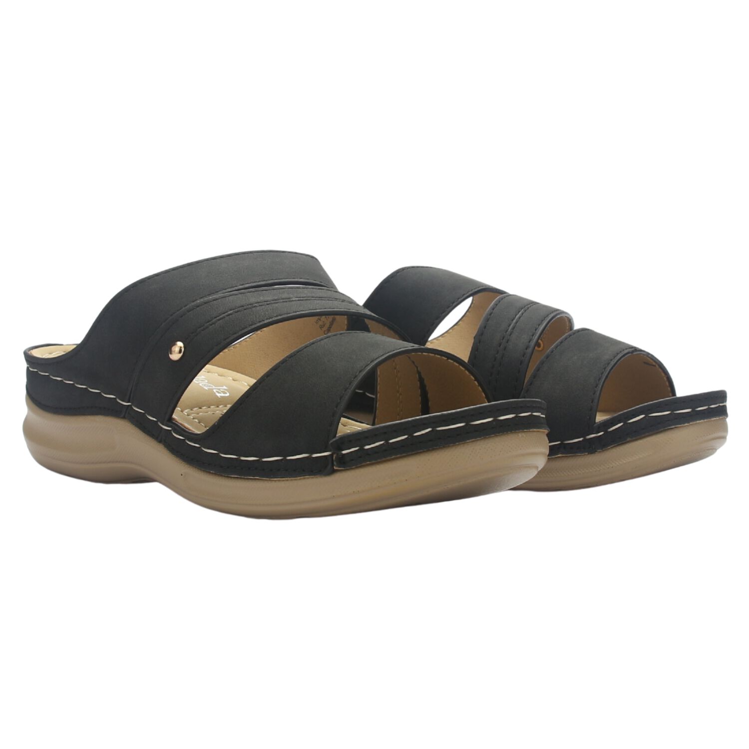 Sandalia Chalada Mujer Kon-10 Negro Casual image number 6.0