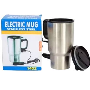 Vaso Auto Acero Tazon Mug 12v 480ml T&eacute;rmico Conexion Auto